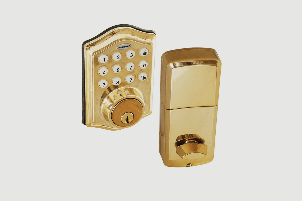 HONEYWELL ELECTRONIC ENTRY DEADBOLT DOOR LOCK